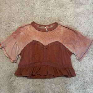 Free People Fall In Love Tee